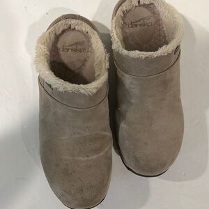 Dansko Vibram  weatherproof suede mules size 38 ( size 7)